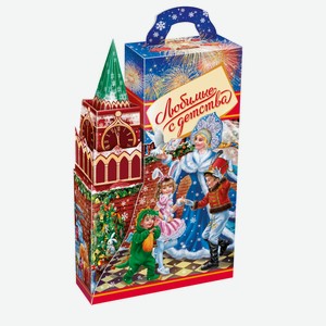 Набор конфет подарочный Любимые с детства Башня, 701г Россия