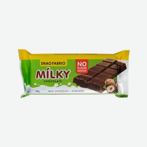 Шоколад SNAQ FABRIQ молочный с шоколадно-ореховой пастой 55г