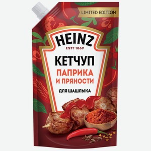 Кетчуп томатный Паприка и пряности Heinz 320г