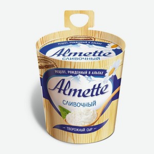 Сыр творожный сливочный 60% 150г Альметте