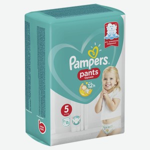 Подгузники-трусики Pants Junior микро упак. 12-18кг 15шт Pampers