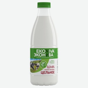 Молоко пастеризованное ЭкоНива цельное 1л