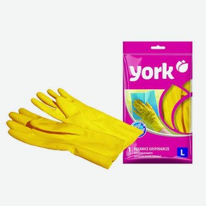 Перчатки резиновые York (l)
