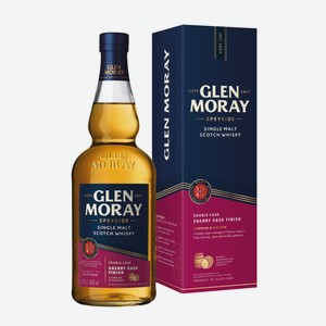 Виски Glen Moray Single Malt Souble Cask в подарочной упаковке, 0.7л Великобритания