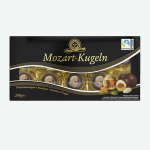 Конфеты Mozart-Kugeln в темном и молочном шоколаде 200 г т.м. Henry Lambertz