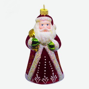 Ёлочное украшение  Дед Мороз большой , в подарочной упаковке h-14 см