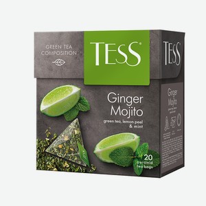 Чай зеленый Ginger Mojito 20 пирамидок Tess