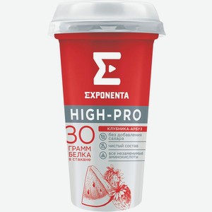 Напиток кисломолочный клубника-арбуз Exponenta high-pro 250г Exponenta