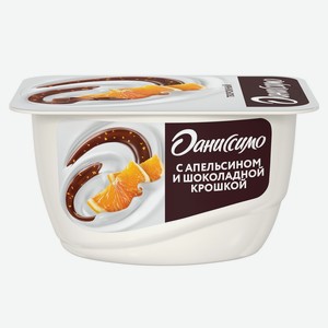 Продукт творожный Даниссимо апельсин-шоколадная крошка 5,8%