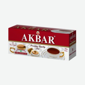 Чай черный Limited Edition 25пак 50г Akbar