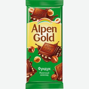 Шоколад с орехом 85г Alpen Gold