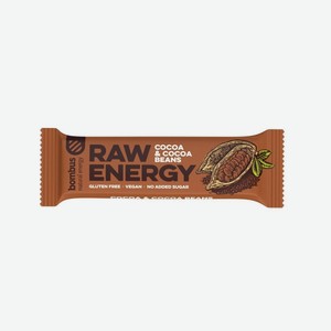 Фруктовый батончик Какао и какао-бобы Bombus Raw energy