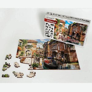 Деревянные фигурные пазлы Citypuzzles  Венеция  104 дет. арт.8185