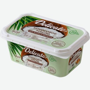 DELICATO Масло кокосовое масло 400г пл/ванна (НМЖК)
