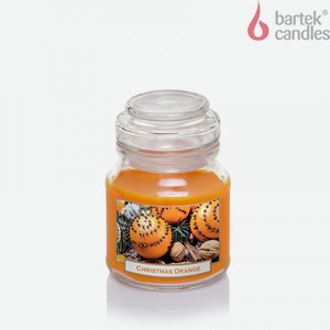 Свеча ароматическая Рождественский апельсин 130гр в банке