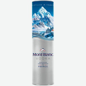 Водка Mont Blanc в подарочной упаковке 40 % алк., Франция, 0,7 л