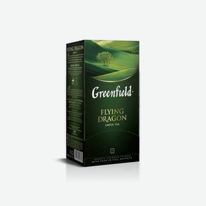 Чай зеленый Флаинг Драгон 25 пакетиков Greenfield