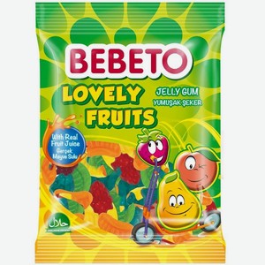 Жевательный мармелад Bebeto lovely fruits 70г
