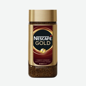 Кофе растворимый с добавлением молотого Nescafe Gold 190г