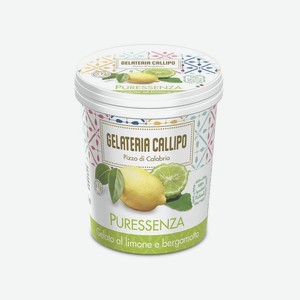 Мороженое с лимоном и бергамотом Puressenza GelateriaCallipo Италия 300г