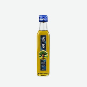 Масло оливковое нерафинированное высшего качества Bom Dia Португалия ст/б 250мл