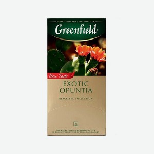 Чай черный Exotic Opuntia Greenfield 25 пакетиков 37,5г