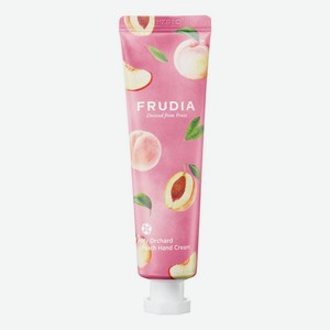 Крем для рук c экстрактом персика Squeeze Therapy My Orchard Peach Hand Cream 30г: Крем 30мл
