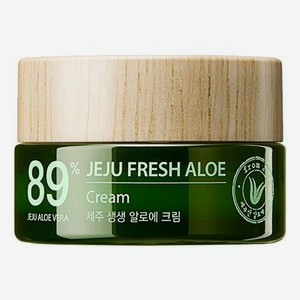 Крем для лица с экстрактом алоэ вера Jeju Fresh Aloe 89% Cream 50мл