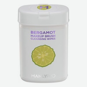 Экспресс-очищающие салфетки для кистей с маслом бергамота Makeup Brush Cleansing Wipes: Салфетки 50шт