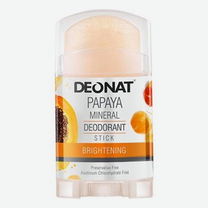 Дезодорант-кристалл с экстрактом папайи Papaya Mineral Deodorant Stick: Дезодорант 100г