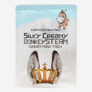 Маска тканевая с паровым кремом Milky Piggy Silky Creamy Donkey Steam Cream Mask Pack: Маска 25мл