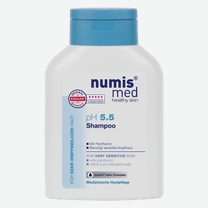 NUMIS MED Шампунь для волос, ph 5,5 для чувствительной кожи головы с пантенолом 200