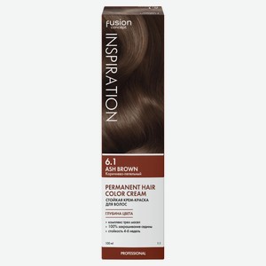 Крем-краска стойкая для волос Concept Fusion 6.1 Fusion Коричнево-пепельный Ash Brown, 100 мл