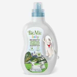 Гель и кондиционер для стирки детского белья Baby bio-sensitive 1л BioMio