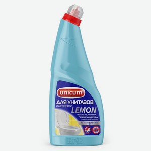 Гель для чистки унитазов Unicum Лимон 750 мл