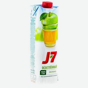 Сок J7 Яблочный 0.97л т/п