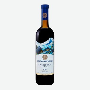 Вино Цвета Армении Ежевичное Плодовая столовое фруктовое красное полусладкое 12%. 0.75л