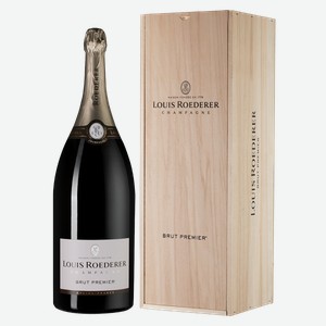 Шампанское Louis Roederer Brut Premier (wooden gift box)
