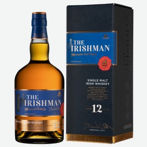 Виски The Irishman 12 YO Single Malt, gift box 0.7 л.