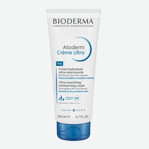 BIODERMA Крем Ультра для увлажнения нормальной и сухой кожи лица и тела Atoderm 200