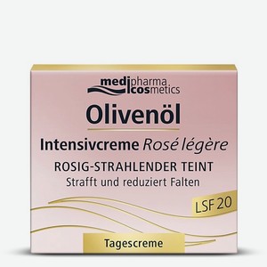 MEDIPHARMA COSMETICS Olivenol крем для лица интенсив Роза дневной легкий LSF 20 50