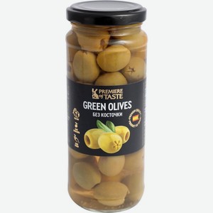 Оливки Premiere Of Taste зеленые без косточки 330г