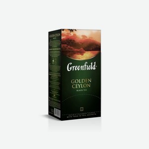 Чай Голден Цейлон 25 пакетиков Greenfield