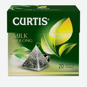 Чай Милк Оолонг зеленый листовой 20 пирамидок Curtis
