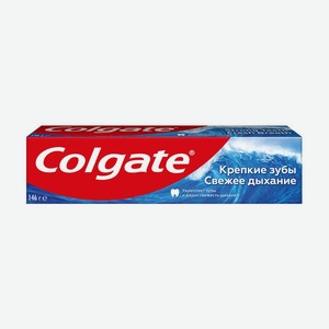 Зубная паста Colgate 100 мл Крепкие Зубы Свежее Дыхание освежающая