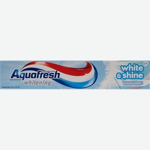 Зубная паста Aquafresh White&Shine сияющая белизна 75мл