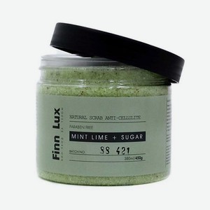 FINNLUX Скраб для тела  MINT-LIME+Sugar  380