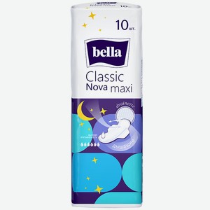 Прокладки женские впитывающие Вella Classic Nova Maxi 10шт