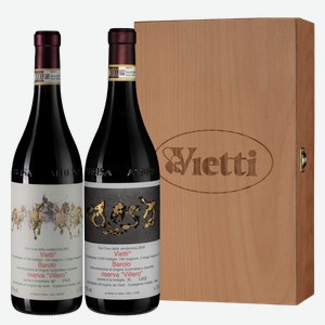 Вино Набор вин Vietti Barolo Riserva Villero(2007, 2009)