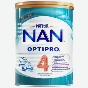 Детское молочко NAN 4 Optipro c 18 месяцев 400 г
